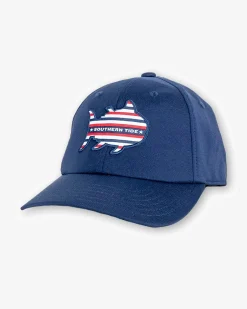 Southern Tide Youth Rockets Red Glare Performance Hat Navy Cheap