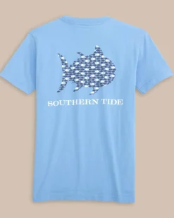 Southern Tide Youth Skipping Jacks Fill T-Shirt Ocean Channel Best Sale