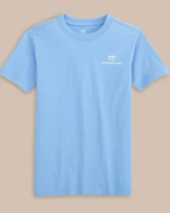 Southern Tide Youth Skipping Jacks Fill T-Shirt Ocean Channel Best Sale